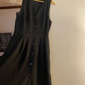 Elegant Black Sleeveless Dress